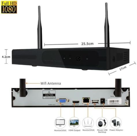 Kablosuz dvr kayıt cihazı