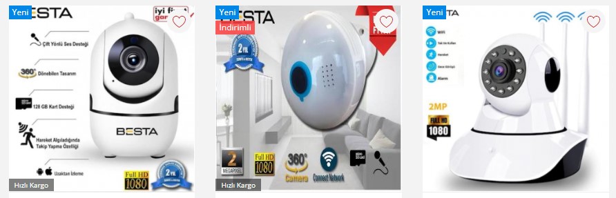 kablosuz kamera 5mp