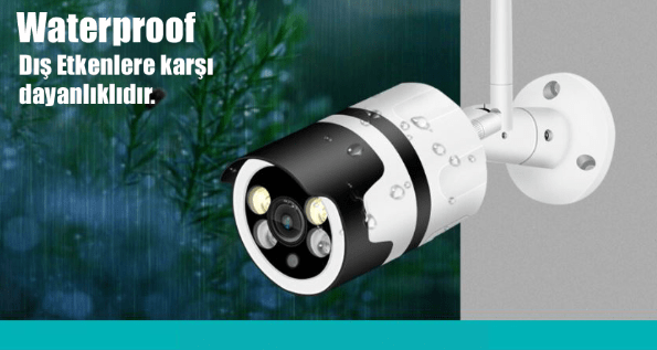 suya dayanıklı dış mekan kablosuz kamera