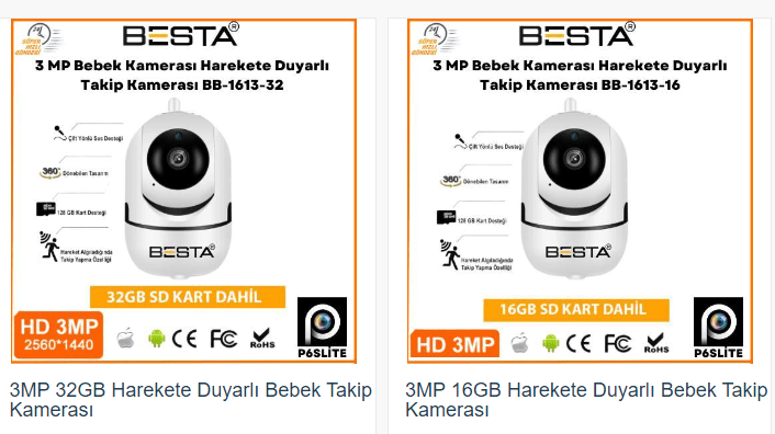 5mp kablosuz kamera fiyatları