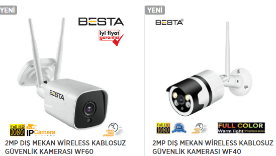 besta marka kablosuz kamera