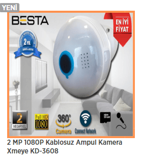 2mp kablosuz kamera modelleri