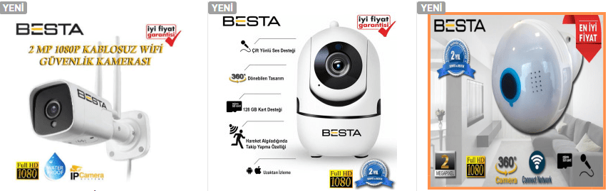 kablosuz ip güvenlik kamerası modelleri