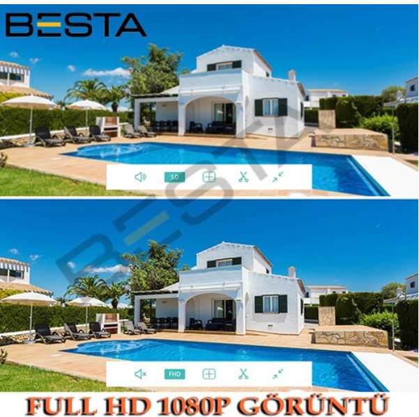 2mp 1080p kablosuz ip kamera