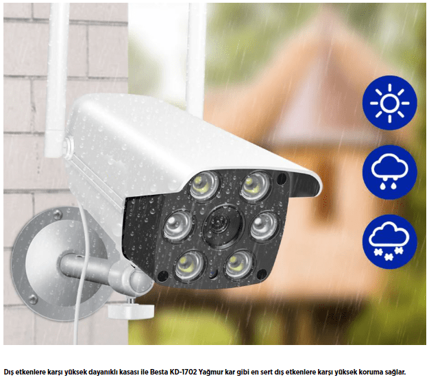 su geçirmez kablosuz güvenlik kamerası fiyatları