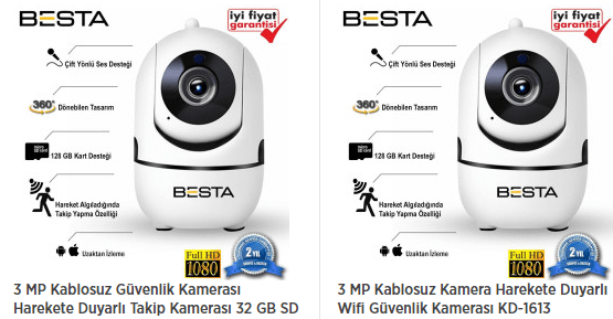 cep telefonundan izlenen kablosuz güvenlik kamerası
