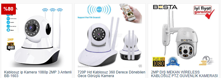 mikrofonlu kablosuz güvenlik kamerası fiyatları