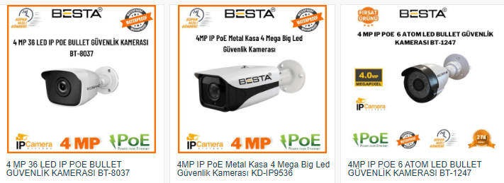 4mp kablosuz güvenlik kamerası fiyatları