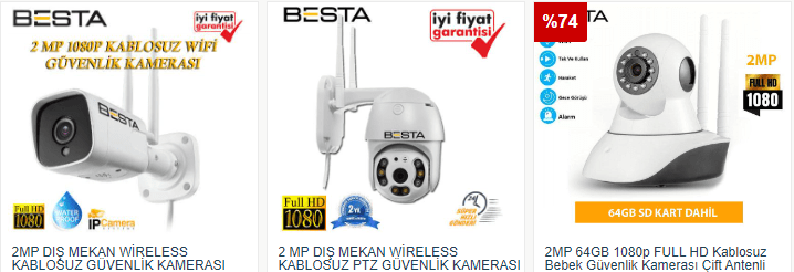 kayıt yapan kablosuz güvenlik kamerası