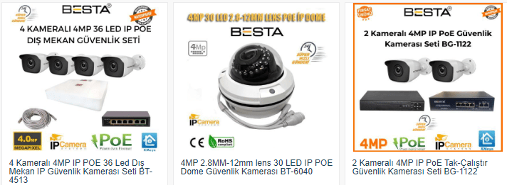 4mp kablosuz kamera modelleri