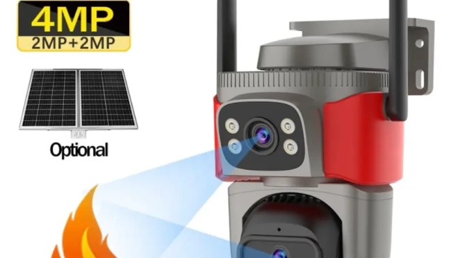 Jenerik Alev ve Duman Algılamalı Çift Kamera Solar Kamera