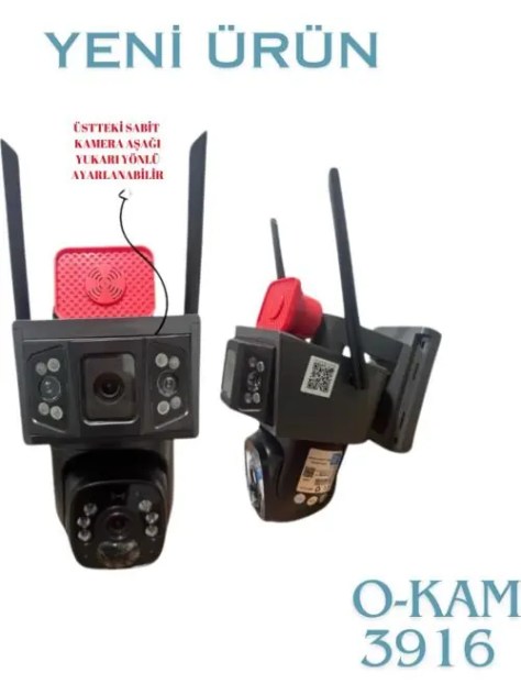 OKAM O-KAM 3916 Pro Dual Lens Solar PTZ Kamera