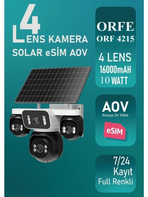 ORFE ORF-4215 4G Solar Kamera