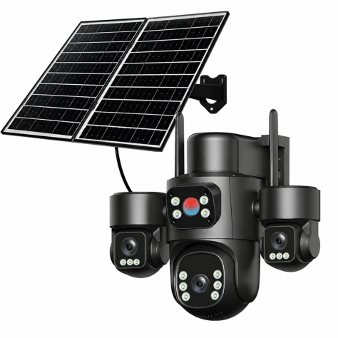 Pulnix 3 Kameralı 6 Motorlu WiFi Solar Kamera (PL-7013)