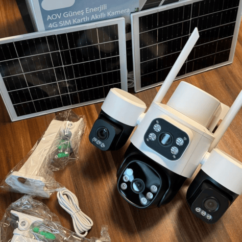 X5TECH X5TECH 74-GZ 4G Solar Güneş Enerjili Sim Kartlı Akıllı Güvenlik Kamerası